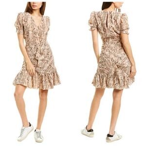 Walter Baker treyton dress dusty python Size 0 Revolve Bodycon Formal